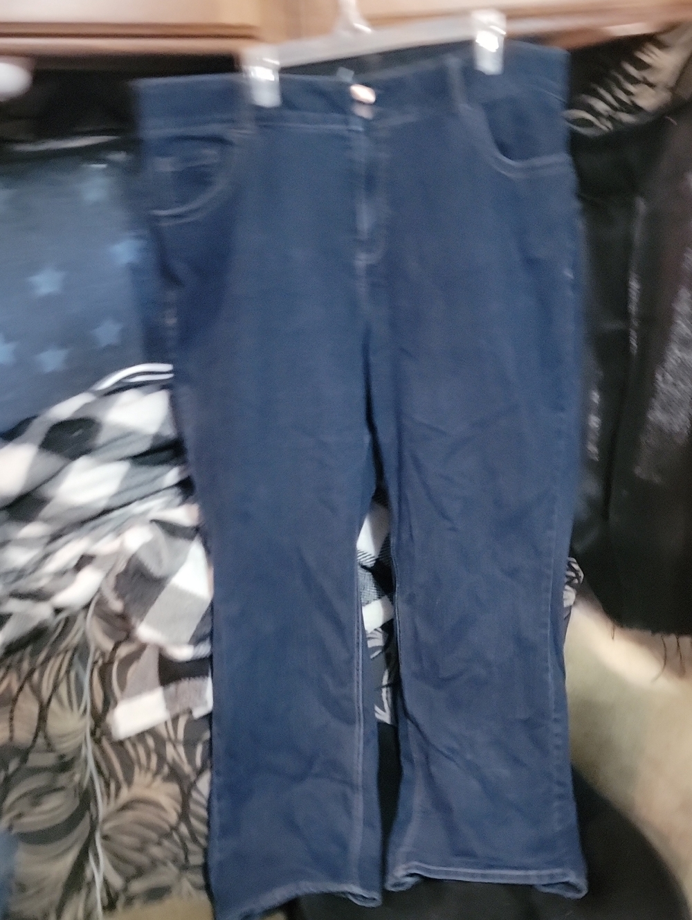 Lane Bryant Women's Dark Blue Straighr LEG Jeans 24 REGULAR
